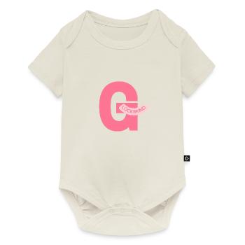 Glückskind - Baby Premium Kurzarmbody - Naturweiß - Vorne