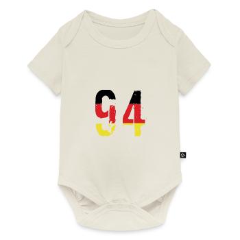 Maillot 94 Numéro Allemagne - Body à manches courtes Premium Bébé - blanc cassé - Devant