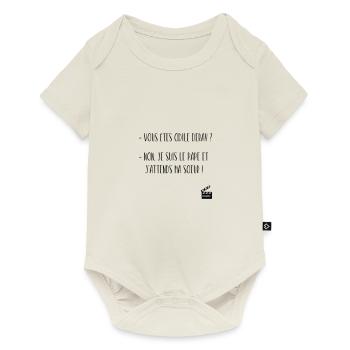 Vous êtes Odlie Deray ? Humour / Culte ! - Body à manches courtes Premium Bébé - blanc cassé - Devant