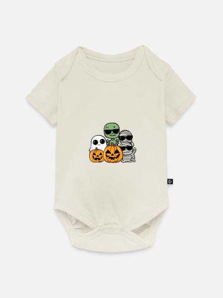 Halloween Party Cool - Baby Premium Kurzarmbody - Naturweiß