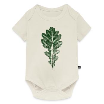 Oak Leaf / LEAF / OAK Nature & Forest - Baby Premium short-sleeve bodysuit - off white - Front