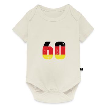 60 Numéro Jersey Allemagne - Body à manches courtes Premium Bébé - blanc cassé - Devant