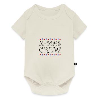 L’équipe de Noël de l’équipe X Mas - Body à manches courtes Premium Bébé - blanc cassé - Devant
