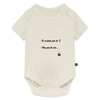 Les Bronzés font du ski / Humour / Réplique Culte - Body à manches courtes Premium Bébé - blanc cassé - Devant