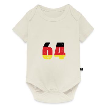 64 Numéro Jersey Allemagne - Body à manches courtes Premium Bébé - blanc cassé - Devant