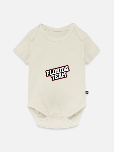 Florida Team - Baby Premium Kurzarmbody - Naturweiß