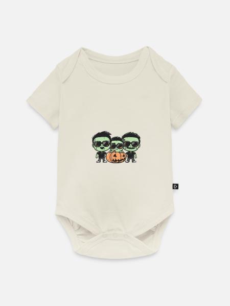 Zombies Halloween Cool - Baby Premium Kurzarmbody - Naturweiß