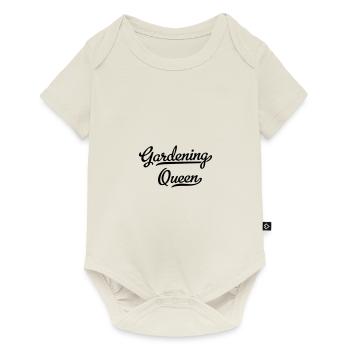 Jardinier - Body à manches courtes Premium Bébé - blanc cassé - Devant