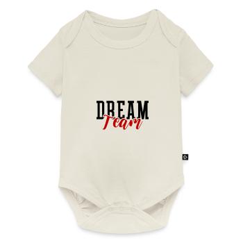 Dream Team - Baby Premium Kurzarmbody - Naturweiß - Vorne