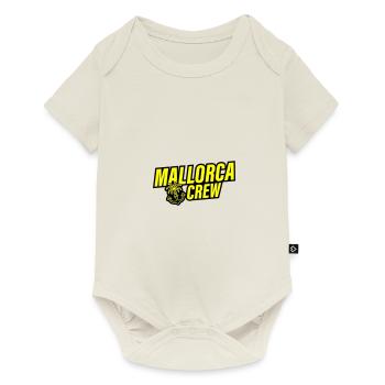 Mallorca équipage ancre palmier coeur amour - Body à manches courtes Premium Bébé - blanc cassé - Devant