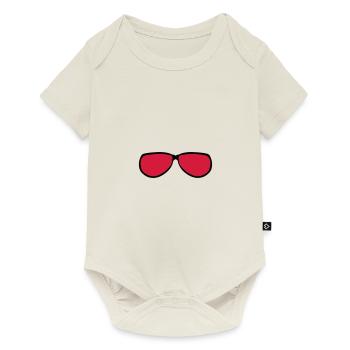 sunglasses 5128 - Baby Premium short-sleeve bodysuit - off white - Front