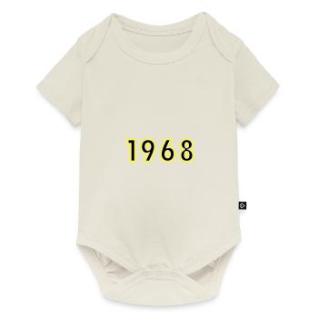 1968 Year Birthday - Baby Premium short-sleeve bodysuit - off white - Front