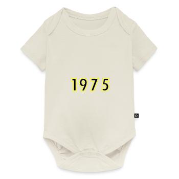 1975 Year Birthday - Baby Premium short-sleeve bodysuit - off white - Front
