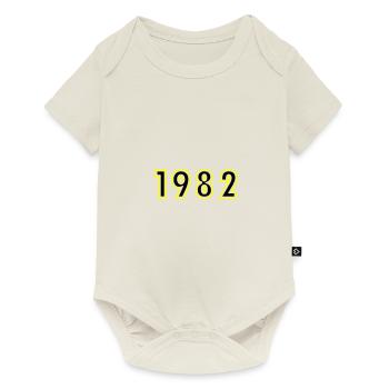 1982 Year Birthday - Baby Premium short-sleeve bodysuit - off white - Front