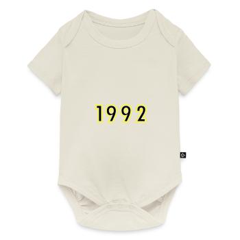 1992 Year Birthday - Baby Premium short-sleeve bodysuit - off white - Front