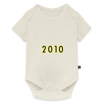 2010 Year Birthday - Baby Premium short-sleeve bodysuit - off white - Front
