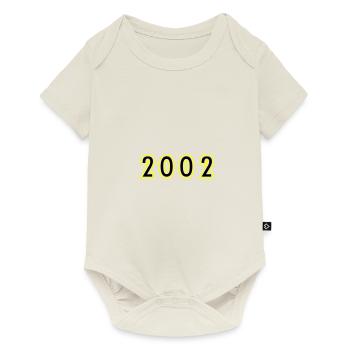 2002 Année Anniversaire - Body à manches courtes Premium Bébé - blanc cassé - Devant
