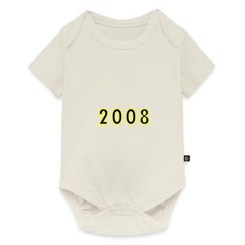 2008 Year Birthday - Baby Premium short-sleeve bodysuit - off white - Front