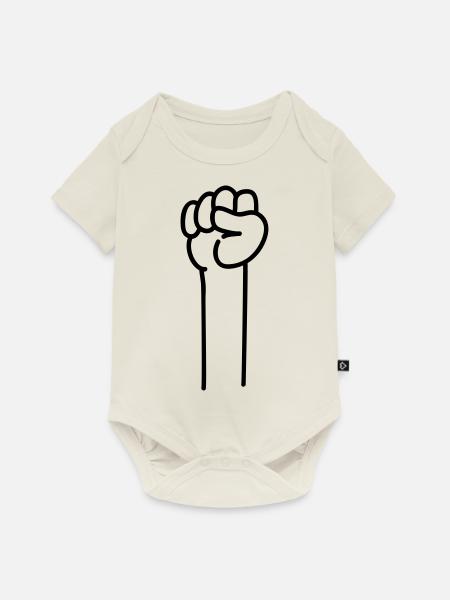 Rebellion - Baby Premium Kurzarmbody - Naturweiß