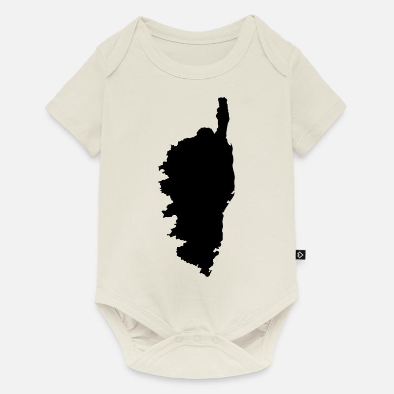 Corse - Body à manches courtes Premium Bébé - blanc cassé