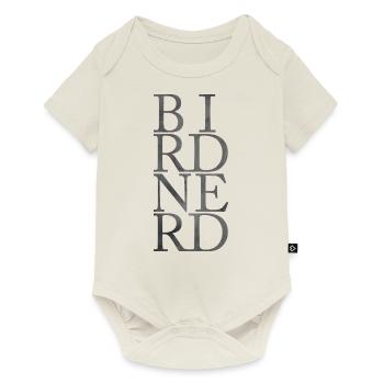 BIRDNERD - Baby Premium short-sleeve bodysuit - off white - Front