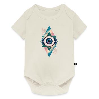 Magic Eye - Stunning Spiritual Quote - Baby Premium short-sleeve bodysuit - off white - Front