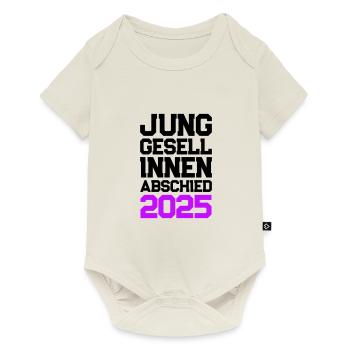 Junggesellinnenabschied 2025 Jga - Baby Premium Kurzarmbody - Naturweiß - Vorne