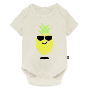 cool ananas - Baby Premium Kurzarmbody - Naturweiß - Vorne