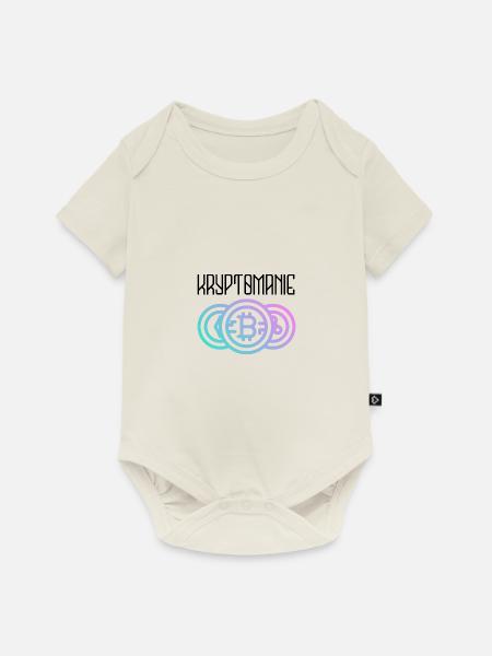 Kryptomanie - Baby Premium Kurzarmbody - Naturweiß