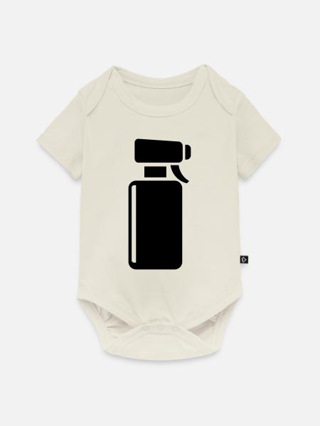 spray stylist - Baby Premium Kurzarmbody - Naturweiß