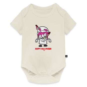 Halloween Monster Zombie Horror Trick or Treat - Baby Premium short-sleeve bodysuit - off white - Front