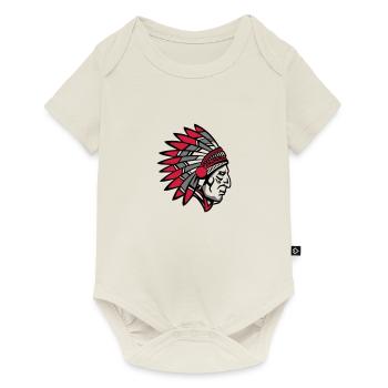 Indian Indians - Baby Premium short-sleeve bodysuit - off white - Front