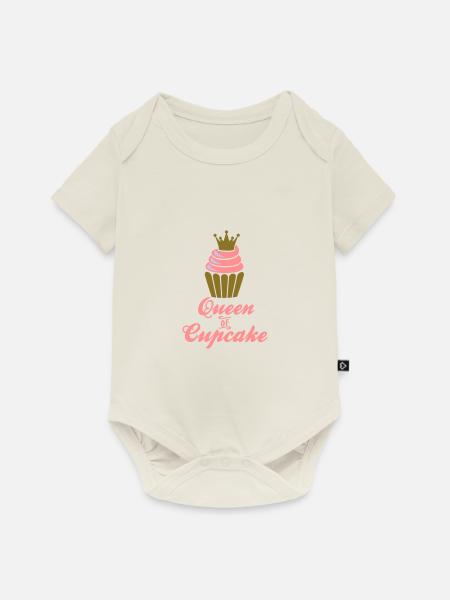backen - Baby Premium Kurzarmbody - Naturweiß