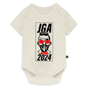 Enterrement de vie de garçon 2024 - Body à manches courtes Premium Bébé - blanc cassé - Devant