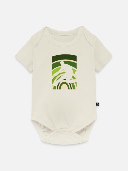Bowling Bowler Strike - Baby Premium Kurzarmbody - Naturweiß