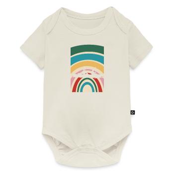 Kajak Rudern Paddeln - Baby Premium Kurzarmbody - Naturweiß - Vorne