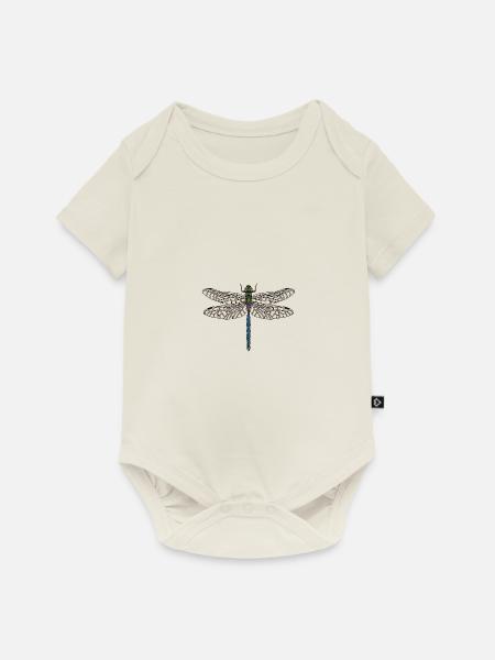 Dragonfly - Baby Premium Kurzarmbody - Naturweiß