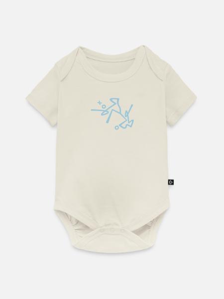 Licht , light one - Baby Premium Kurzarmbody - Naturweiß