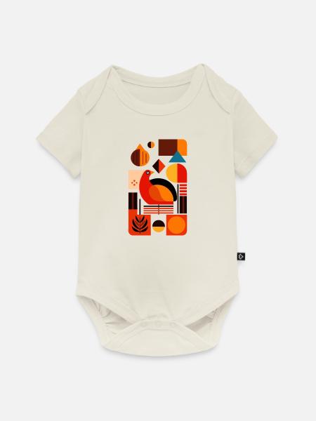 Thanksgiving - Baby Premium Kurzarmbody - Naturweiß