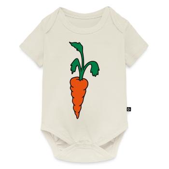 Carotte carotte - Body à manches courtes Premium Bébé - blanc cassé - Devant