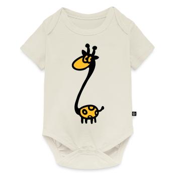 Funny giraffe - Baby Premium short-sleeve bodysuit - off white - Front