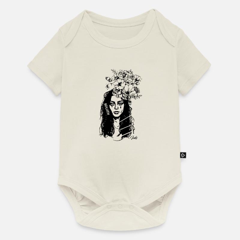 BREATH - Body à manches courtes Premium Bébé - blanc cassé