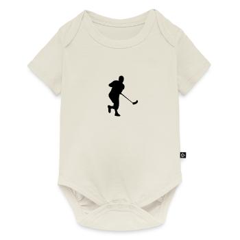 UNIHOCKEY - Baby Premium Kurzarmbody - Naturweiß - Vorne