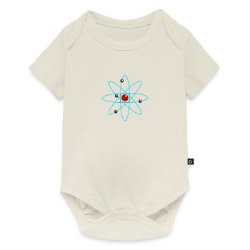 atom - Baby Premium short-sleeve bodysuit - off white - Front