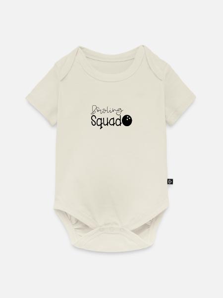 Bowling Team Mannschaft Spieler Squad - Baby Premium Kurzarmbody - Naturweiß