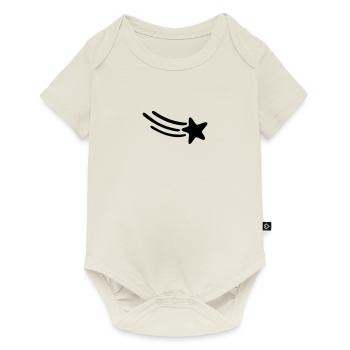 étoile filante - Body à manches courtes Premium Bébé - blanc cassé - Devant