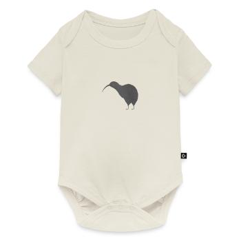 Cute New Zealand kiwi bird - Baby Premium short-sleeve bodysuit - off white - Front