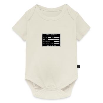 Stressmacher Junge Typenschild Sohn Sohnemann 2014 - Baby Premium Kurzarmbody - Naturweiß - Vorne