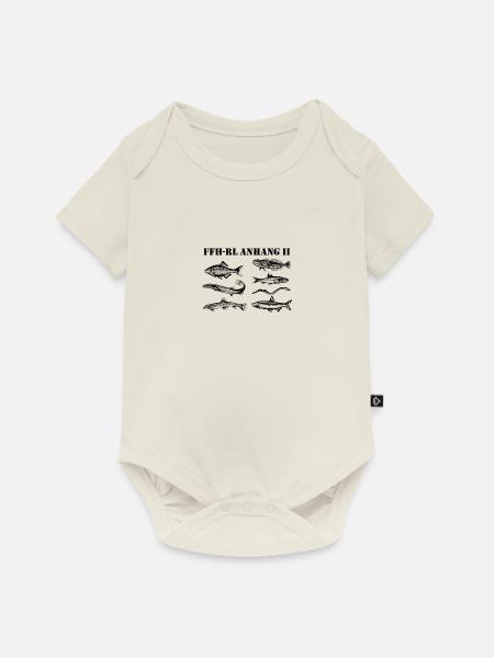 FFH-Anhang II Fische - Baby Premium Kurzarmbody - Naturweiß