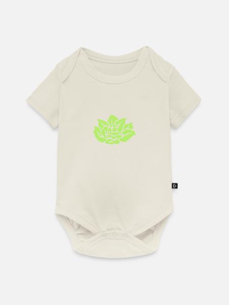 Salat 27 - Baby Premium Kurzarmbody - Naturweiß